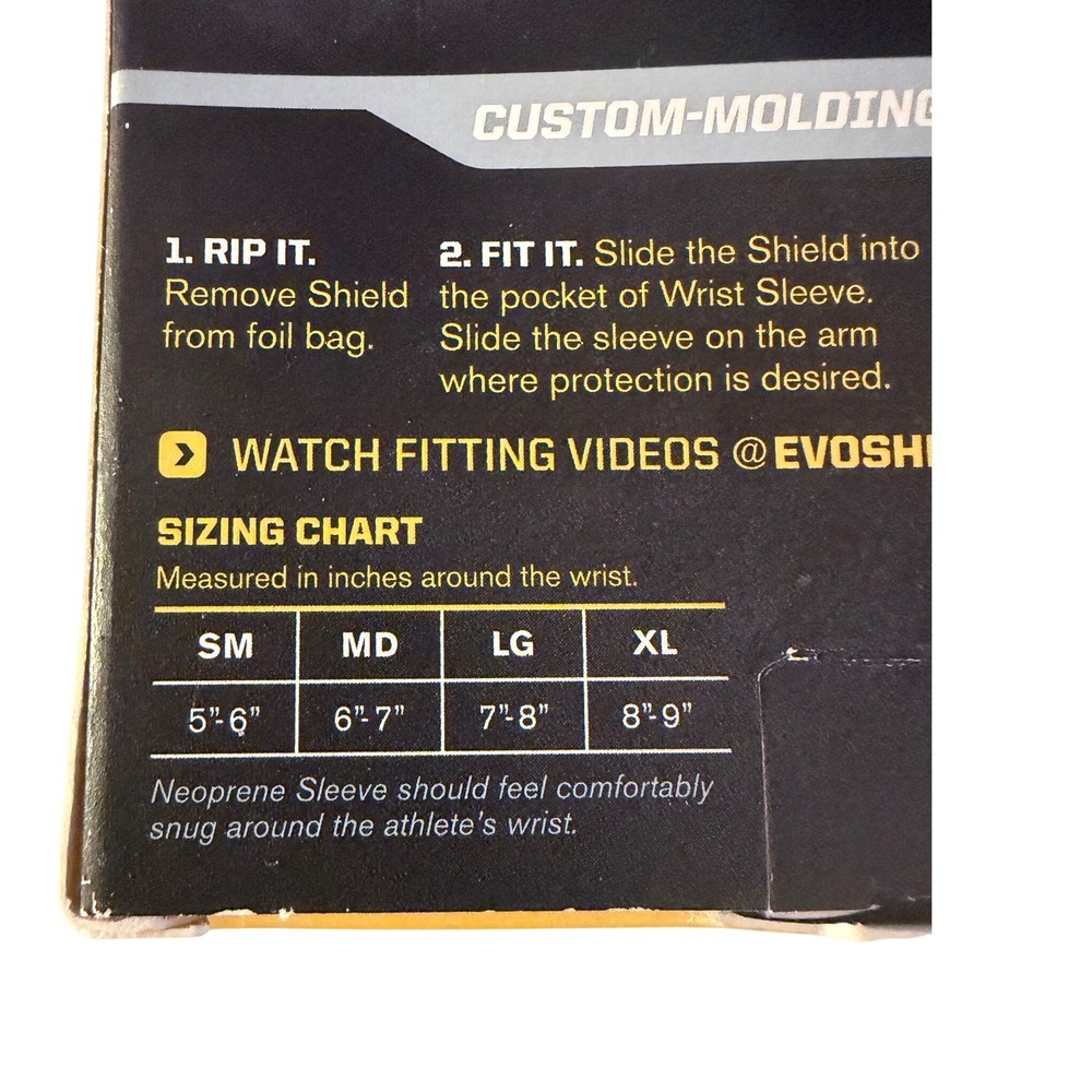 EvoShield Gel-to-Shell Custom-Molding Wrist Guard Red Large Baseball Softball - Picture 3 of 6